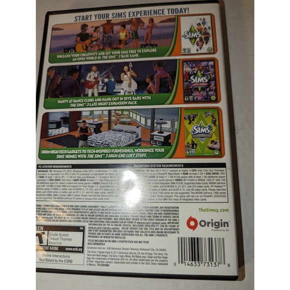 Sims Starter Pack & The Sims 3 Pets Expansion Pack Like New Complete Windows PC - Picture 7 of 15